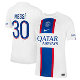 Nike Lionel Messi Paris Saint-Germain 2022/23 Third Breathe Stadium Replica Player Jerseys - White