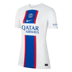 Nike Neymar Jr. Paris Saint-Germain Women's 2022/23 Third Breathe Stadium Replica Player Jerseys - White
