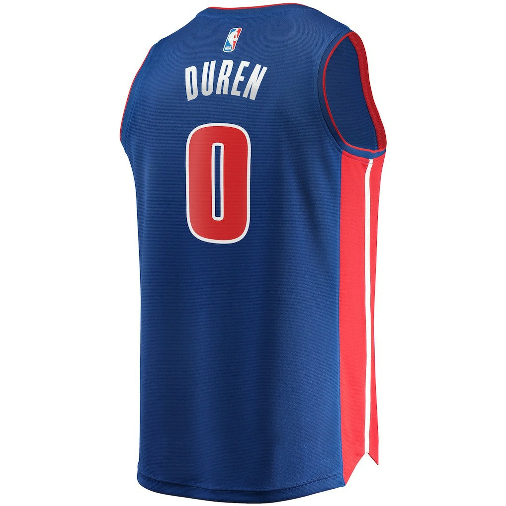 Jalen Duren Detroit Pistons Fast Break Replica Jersey sale - Icon Editi- Blue | NBA Jerseys