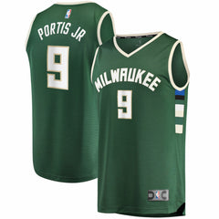 Fanatics - Bobby Portis Milwaukee Bucks Fast Break Replica Jersey - Icon Edition - Green