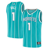 Fanatics - LaMelo Ball Charlotte Hornets Fast Break Replica Jersey - Icon Edition - Teal