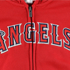 Los Angeles Angels Youth Wordmark Full-Zip Fleece Hoodie Online