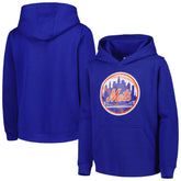 New York Mets Youth Team Primary Logo Pullover Hoodie for sale