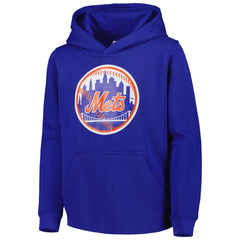 New York Mets Youth Team Primary Logo Pullover Hoodie for sale
