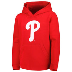 Philadelphia Phillies Youth Team Primary Logo Pullover Hoodie On Sale