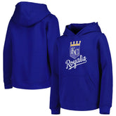 Kansas City Royals Youth Team Primary Logo Pullover Hoodie Online