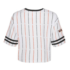 San Francisco Giants Girls Youth Ball Striped T-Shirt Online