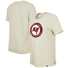 Tampa Bay Buccaneers New Era Women's 2023 NFL Draft T-Shirt Cream - NFL