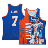 John Elway Denver Broncos 1994 Player Burst Tank Top Royal - Mitchell & Ness