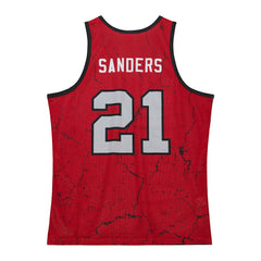 Deion Sanders Atlanta Falcons 1989 Player Burst Tank Top Red - Mitchell & Ness