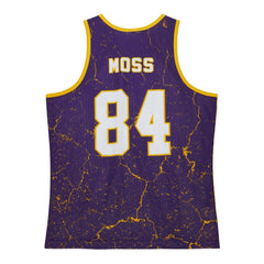 Randy Moss Minnesota Vikings 1998 Player Burst Tank Top Purple - Mitchell & Ness