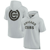Chicago Cubs Fanatics Unisex Elements Super Soft Fleece Short Sleeve Pullover Hoodie Lifestyle