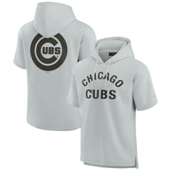 Chicago Cubs Fanatics Unisex Elements Super Soft Fleece Short Sleeve Pullover Hoodie Lifestyle