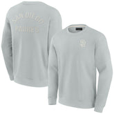 San Diego Padres Fanatics Unisex Super Soft Pullover Crew Sweatshirt discount