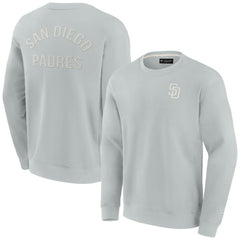 San Diego Padres Fanatics Unisex Super Soft Pullover Crew Sweatshirt discount