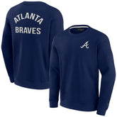 Atlanta Braves Fanatics Unisex Super Soft Pullover Crew Sweatshirt for sale
