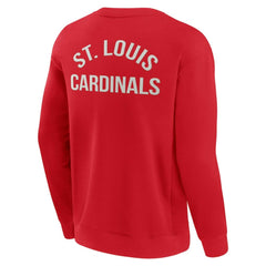 St. Louis Cardinals Fanatics Unisex Super Soft Pullover Crew Sweatshirt On Sale