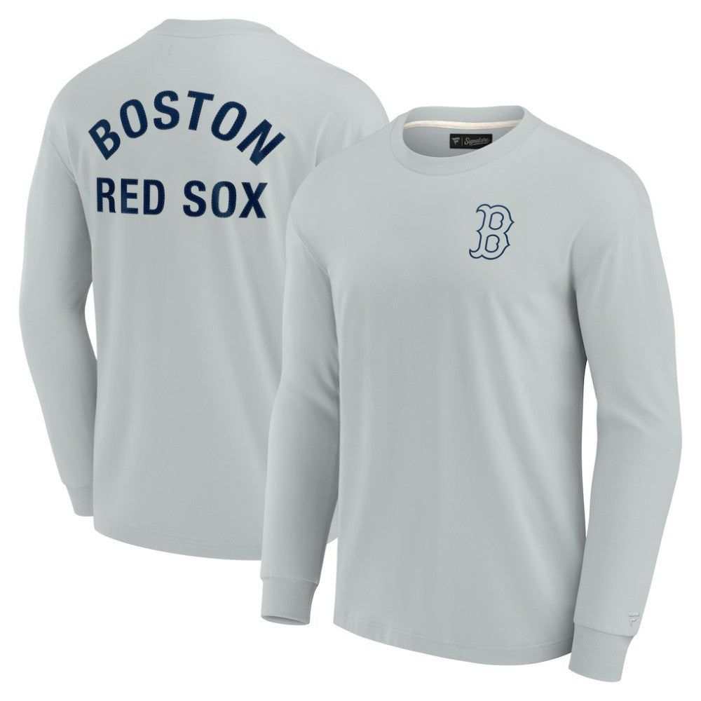Boston Red Sox Fanatics Unisex Elements Super Soft Long Sleeve T-Shirt On Sale