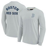 Boston Red Sox Fanatics Unisex Elements Super Soft Long Sleeve T-Shirt On Sale
