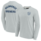 Milwaukee Brewers Fanatics Unisex Elements Super Soft Long Sleeve T-Shirt Online