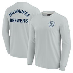 Milwaukee Brewers Fanatics Unisex Elements Super Soft Long Sleeve T-Shirt Online