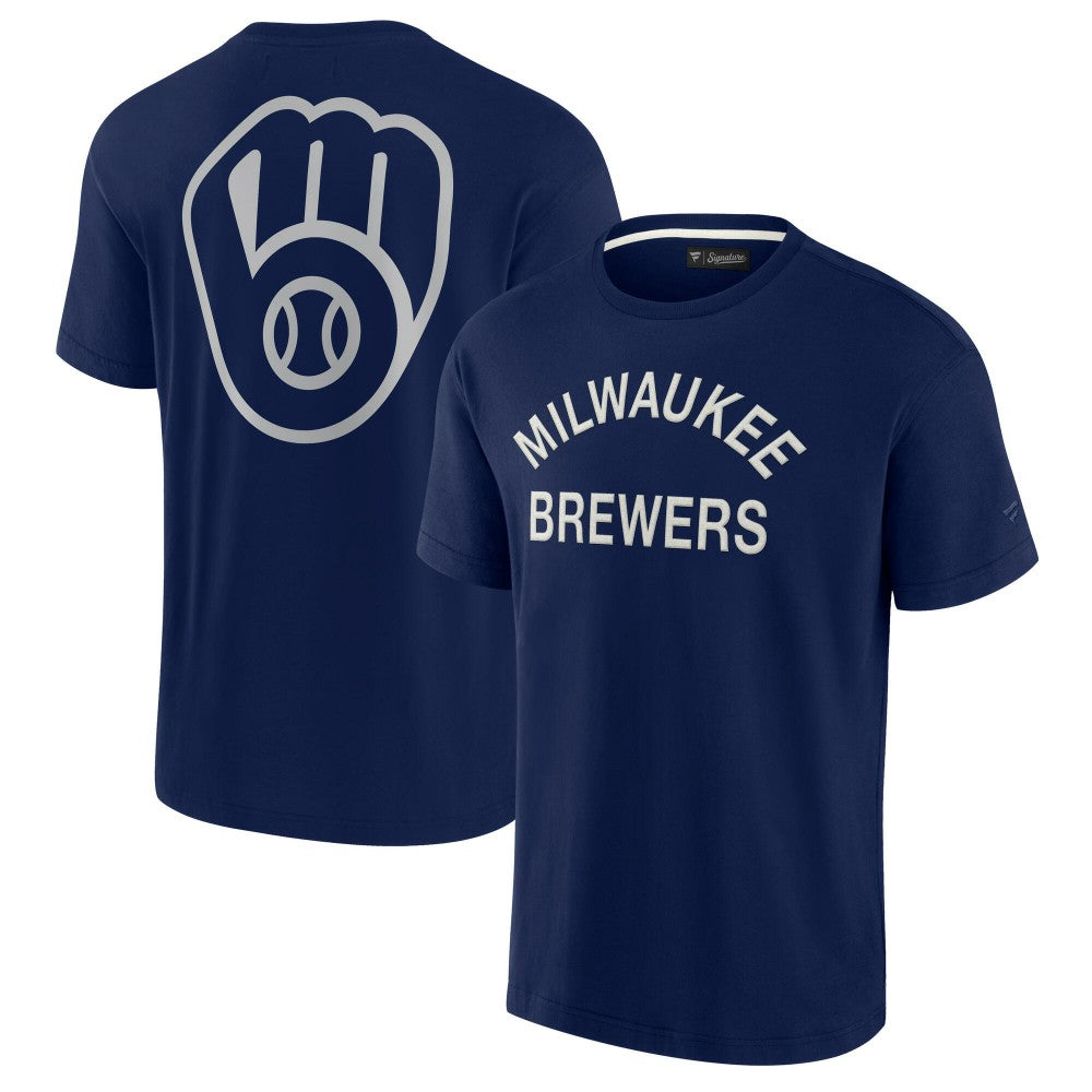 Milwaukee Brewers Fanatics Unisex Elements Super Soft Short Sleeve T-Shirt Lifestyle