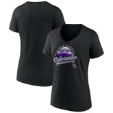 Colorado Rockies Women's One Champion V-Neck T-Shirt On Sale