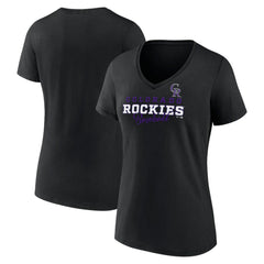 Colorado Rockies Women's Back In Business V-Neck T-Shirt Near Me