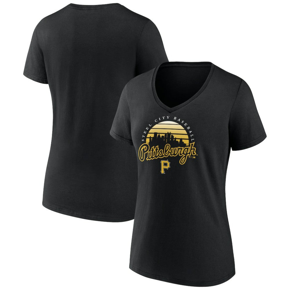 Pittsburgh Pirates Women's One Champion V-Neck T-Shirt Lifestyle