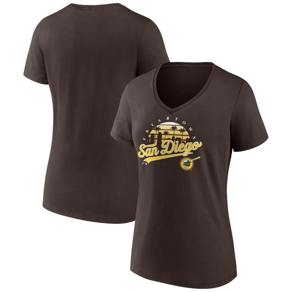 San Diego Padres Women's One Champion V-Neck T-Shirt for sale