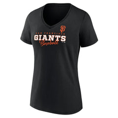 San Francisco Giants Women's Back In Business V-Neck T-Shirt Clearance