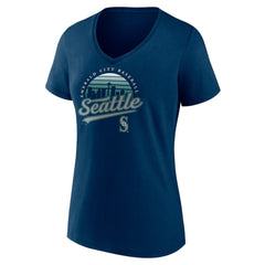 Seattle Mariners Women's One Champion V-Neck T-Shirt On Sale