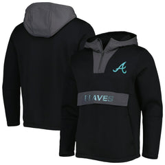 Atlanta Braves Levelwear Ruckus Quarter-Zip Hoodie Clearance