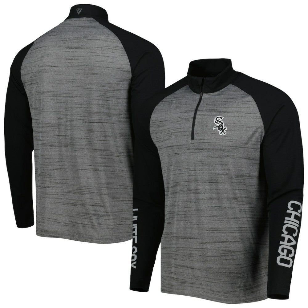 Chicago White Sox Levelwear Vandal Raglan Quarter-Zip Top Sale