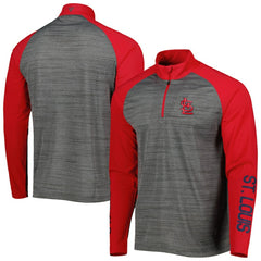 St. Louis Cardinals Levelwear Vandal Raglan Quarter-Zip Top for sale