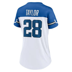 Jonathan Taylor Indianapolis Colts Women's Athena Name & Number V-Neck Top White - Fanatics