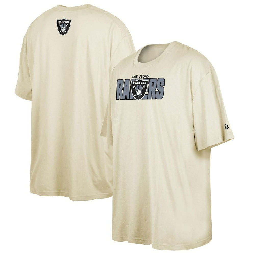 Las Vegas Raiders New Era 2023 NFL Draft Big & Tall T-Shirt Cream - NFL