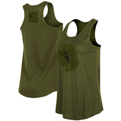 Chicago White Sox New Era Women's 2023 Armed Forces Day Racerback Tank Top Lifestyle