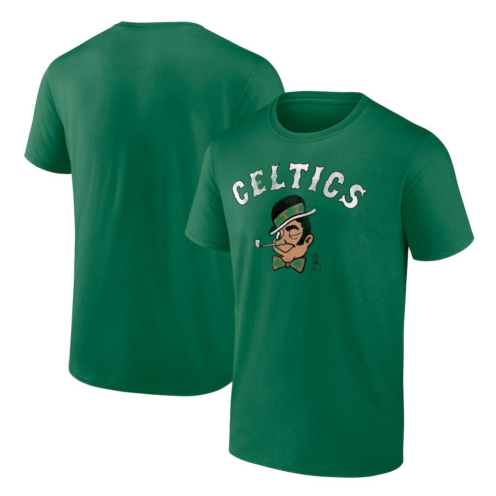 NBA - Boston Celtics Push Ahead T-Shirt - Kelly Green