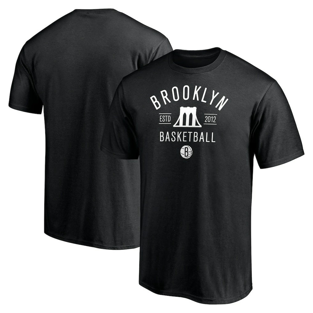 NBA - Brooklyn Nets Push Ahead T-Shirt - Black