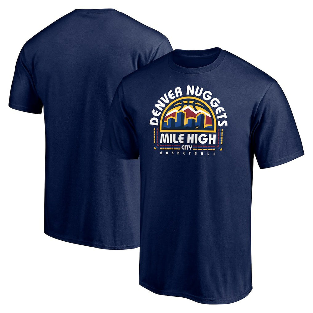 NBA - Denver Nuggets Push Ahead T-Shirt - Navy