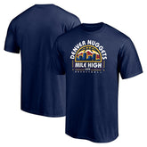 NBA - Denver Nuggets Push Ahead T-Shirt - Navy