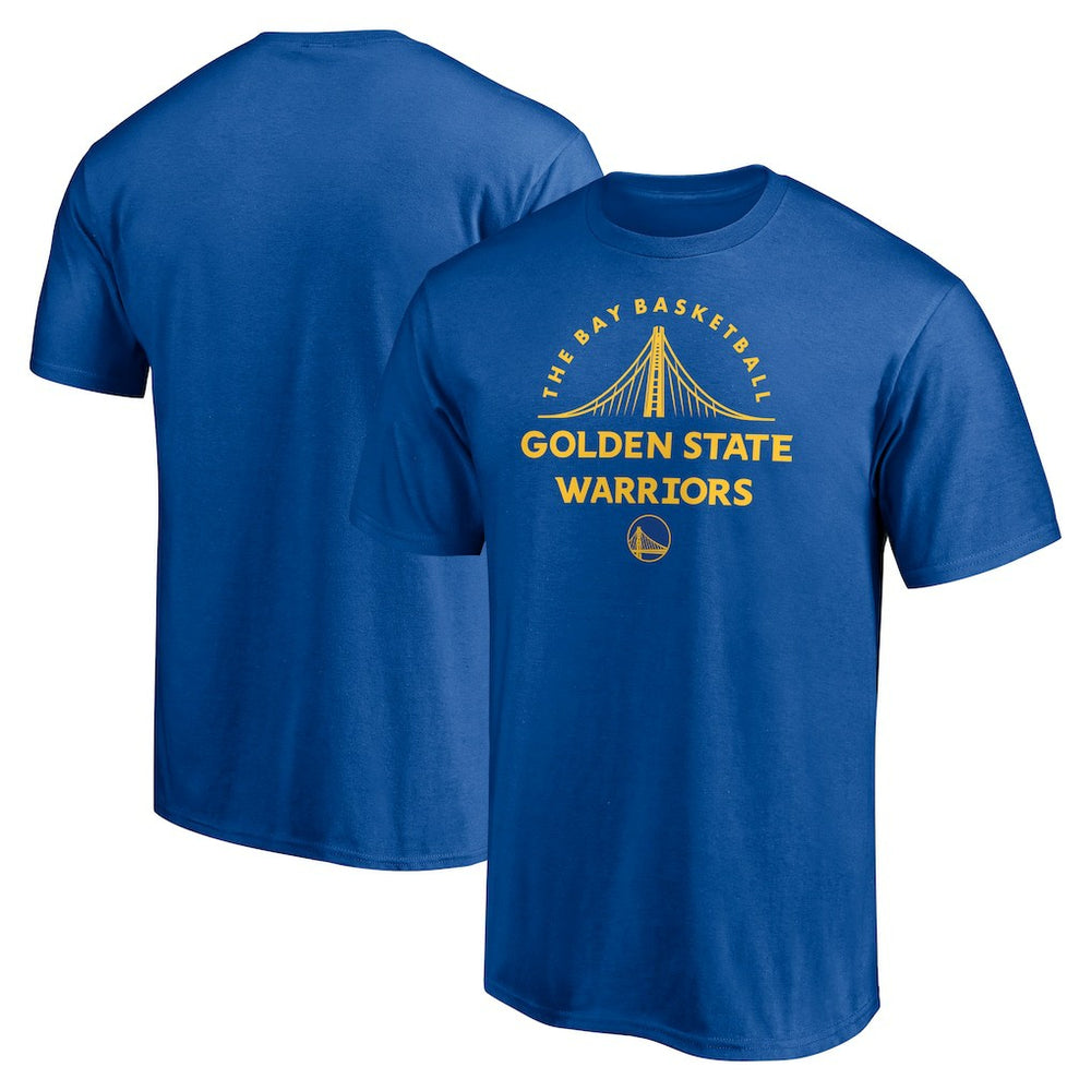 NBA - Golden State Warriors Push Ahead T-Shirt - Royal