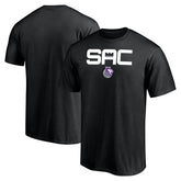 NBA - Sacramento Kings Push Ahead T-Shirt - Black