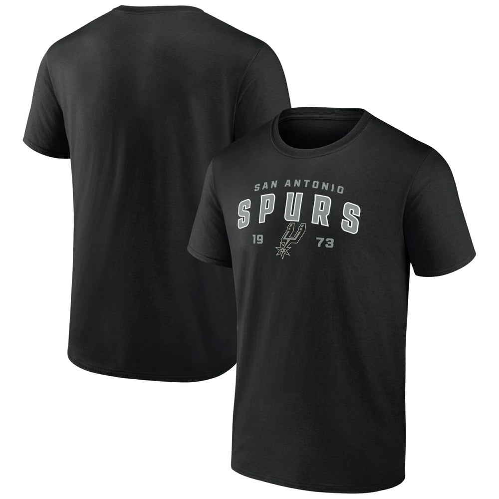 NBA - San Antonio Spurs Rebel Logo T-Shirt - Black