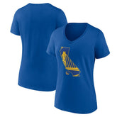 NBA - Golden State Warriors Women's Core Hometown Launch V-Neck T-Shirt - Royal