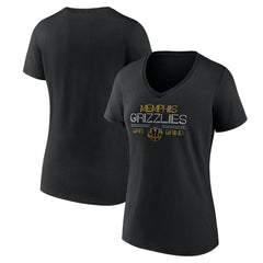 NBA - Memphis Grizzlies Women's Core Hometown Launch V-Neck T-Shirt - Black
