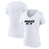 NBA - Miami Heat Women's Core Hometown Launch V-Neck T-Shirt - White