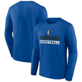 NBA - Dallas Mavericks Let's Go Long Sleeve T-Shirt - Royal