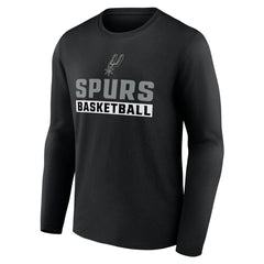 NBA - San Antonio Spurs Let's Go Long Sleeve T-Shirt - Black
